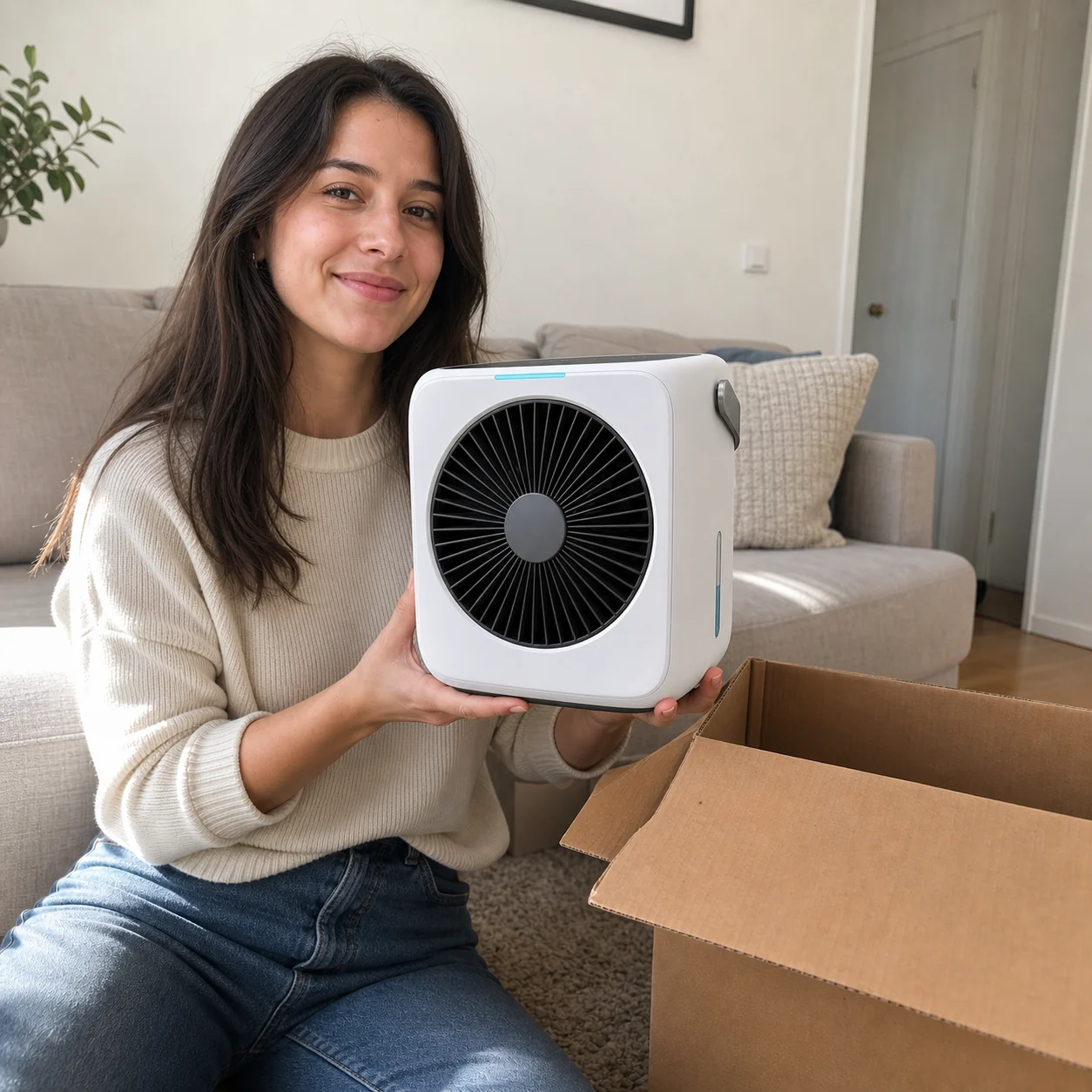 Comfort Breeze photographed during unboxing