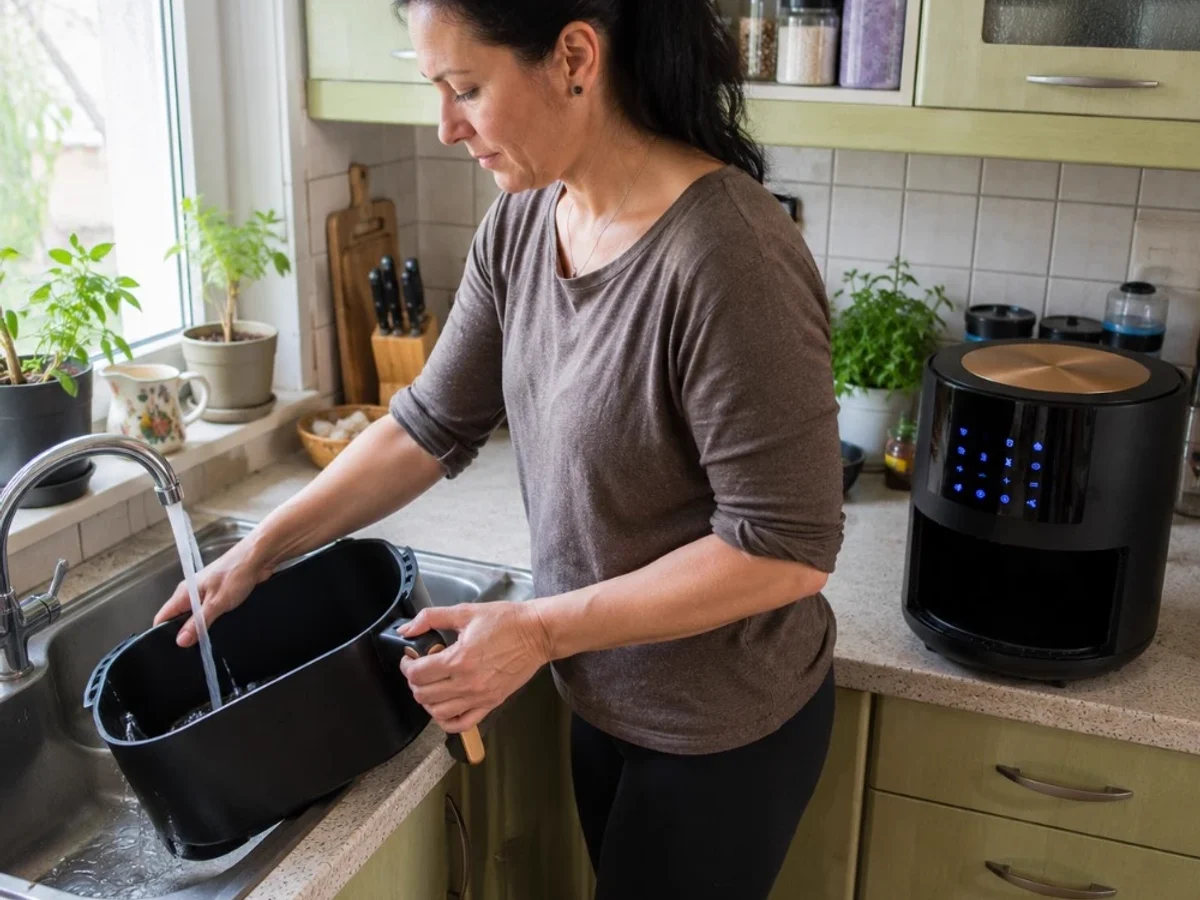 Řada jídel připravovaných kolem Crispora XXL