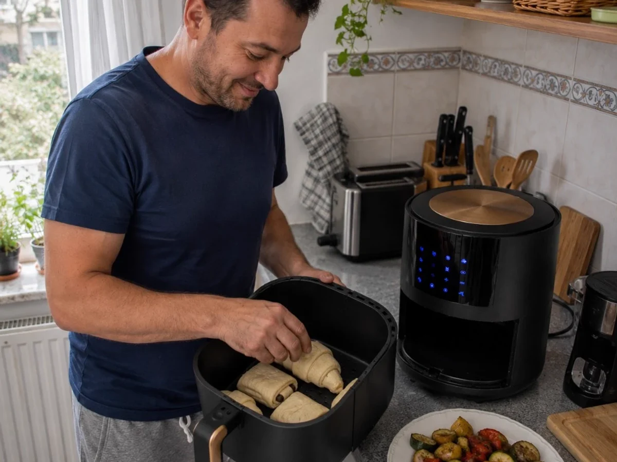 Rodinné jídlo připravené s Crispora XXL