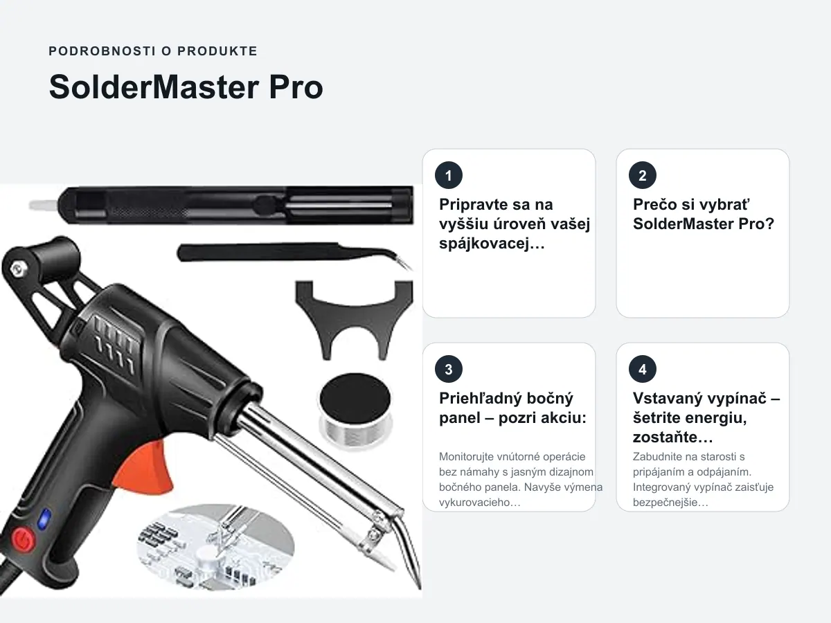 Podrobnosti o produkte: SolderMaster Pro