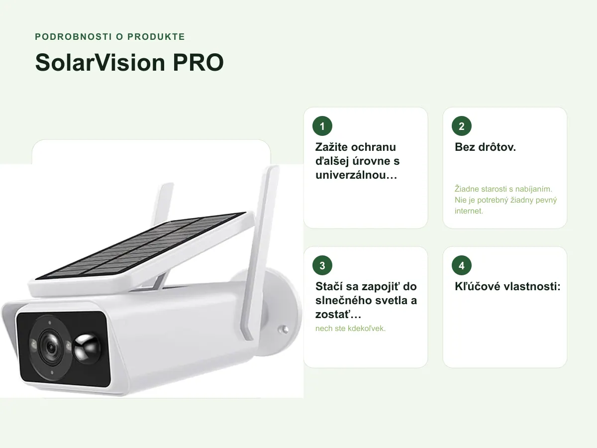 Podrobnosti o produkte: SolarVision PRO