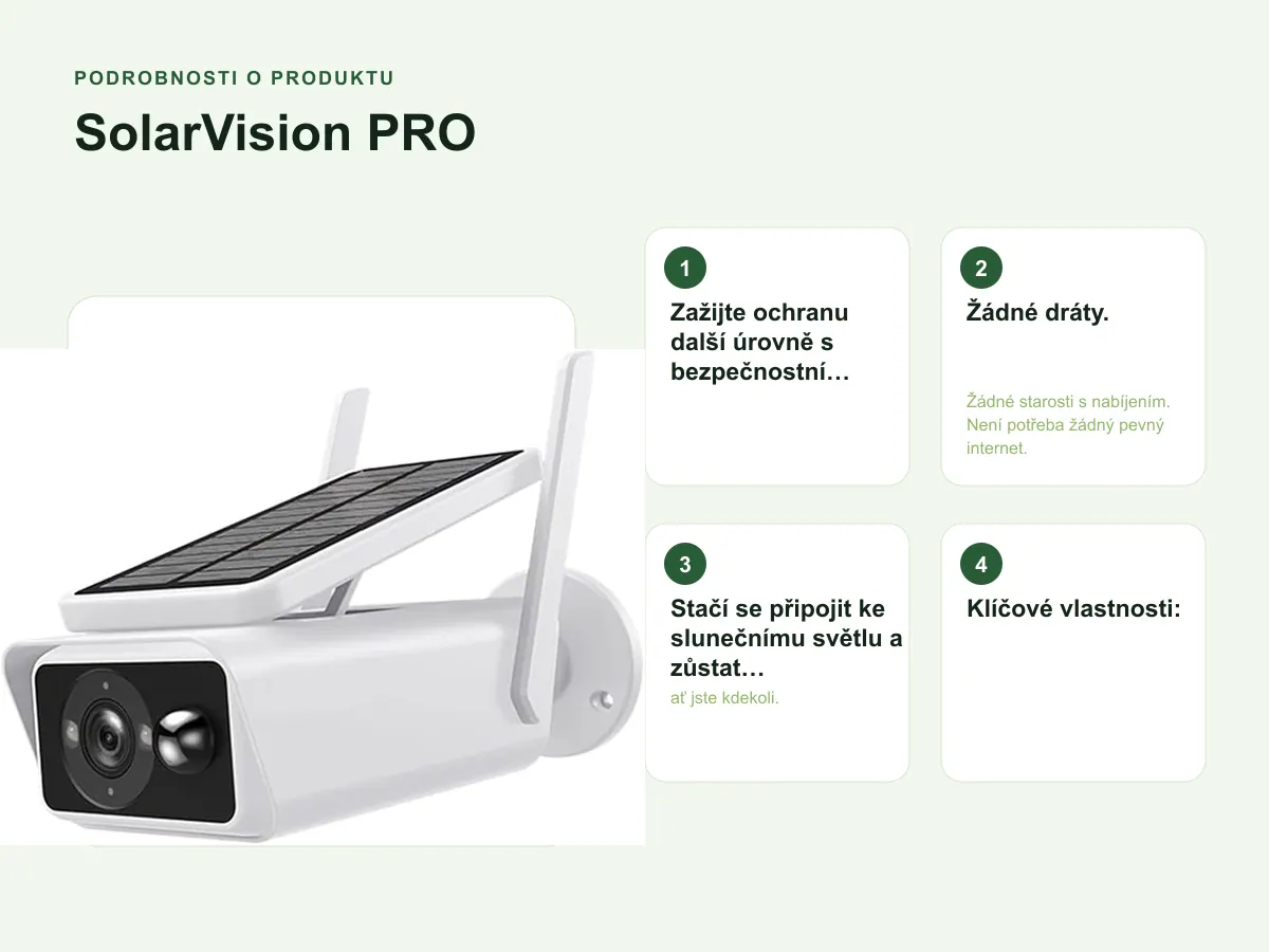 Podrobnosti o produktu: SolarVision PRO