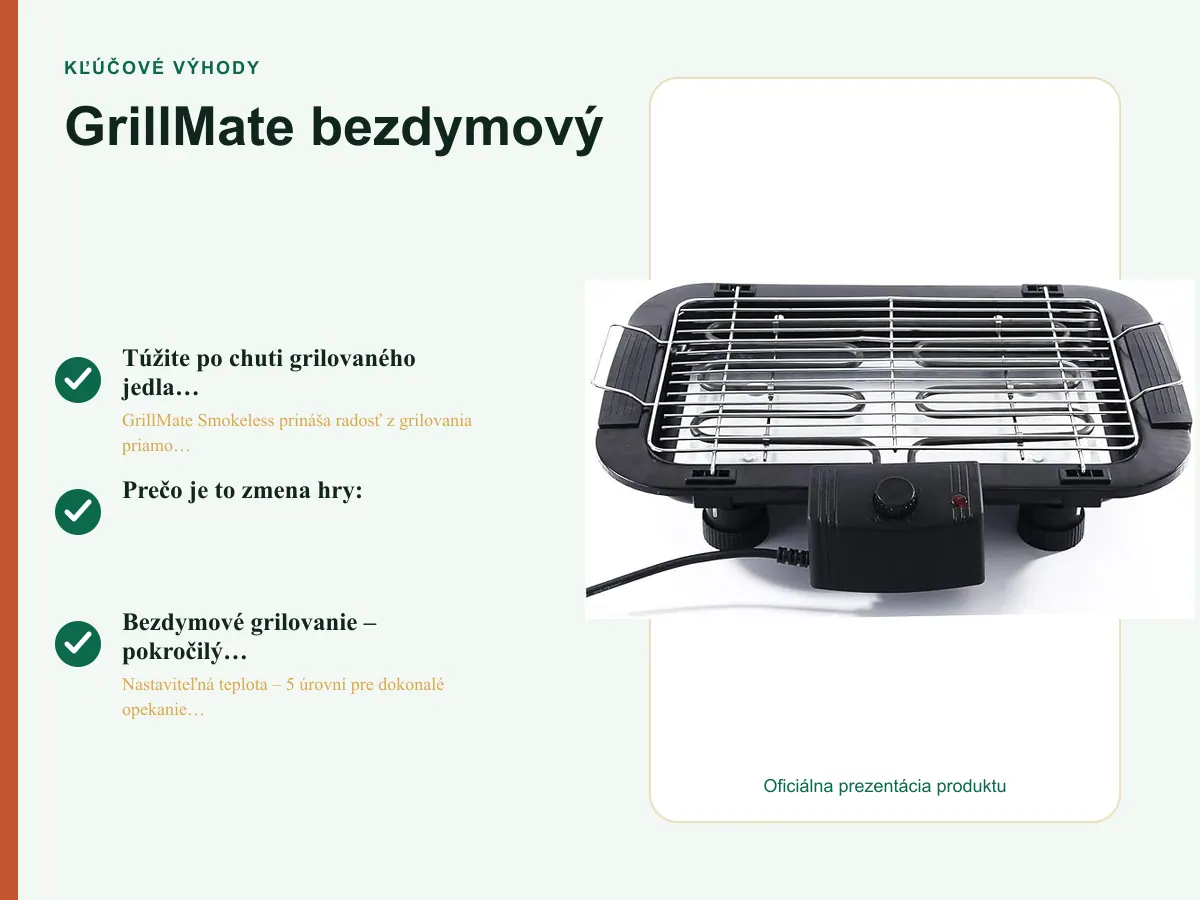 Túžite po chuti grilovaného jedla bez dymu a neporiadku?
