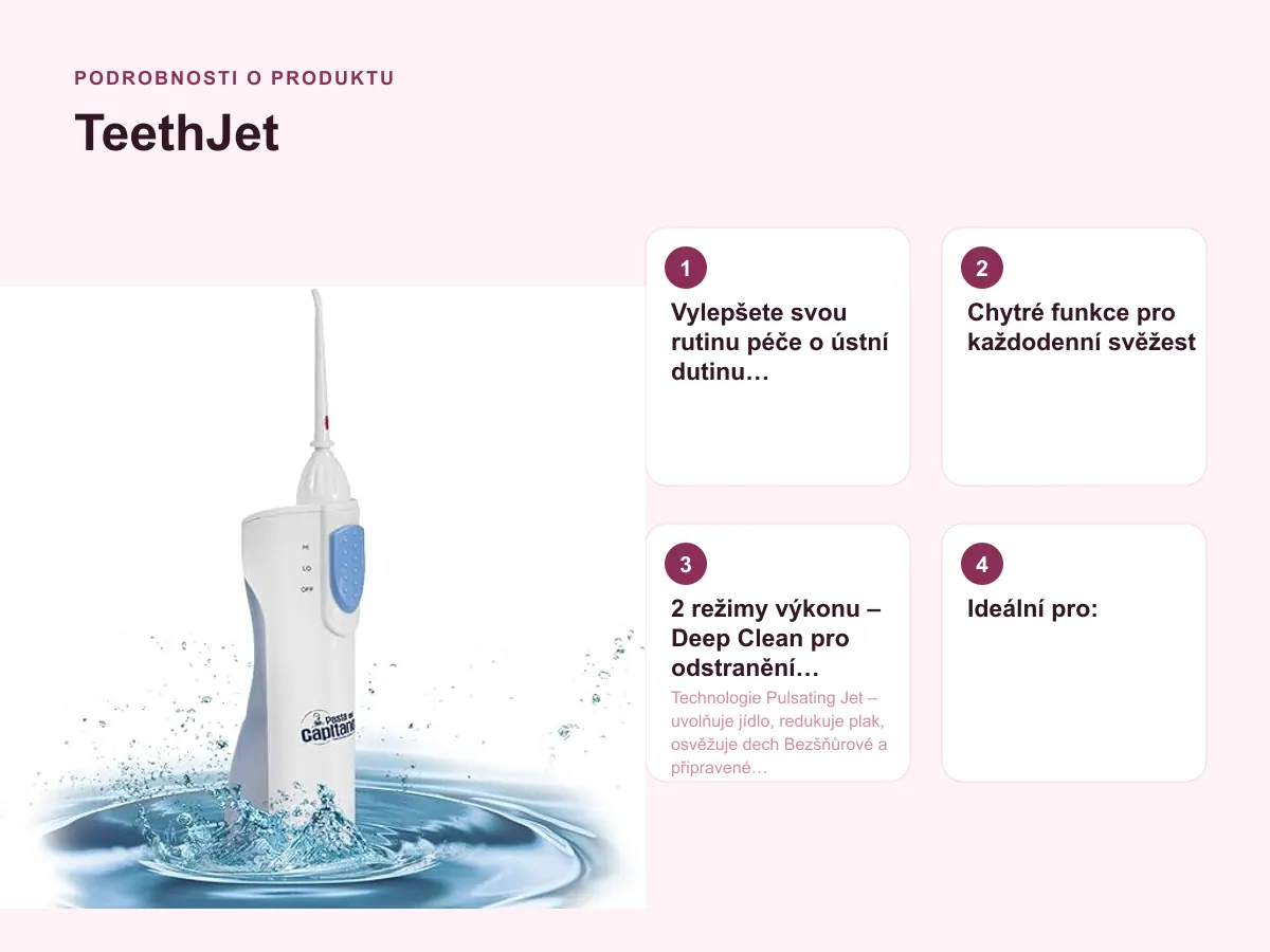 Podrobnosti o produktu: TeethJet