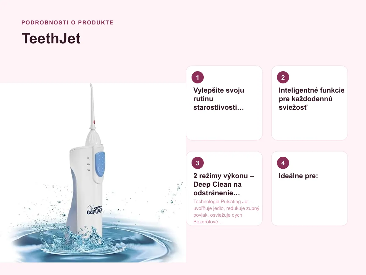 Podrobnosti o produkte: TeethJet