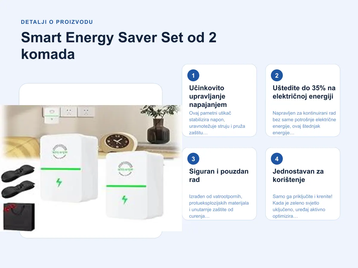 Detalji o proizvodu: Smart Energy Saver Set od 2 komada