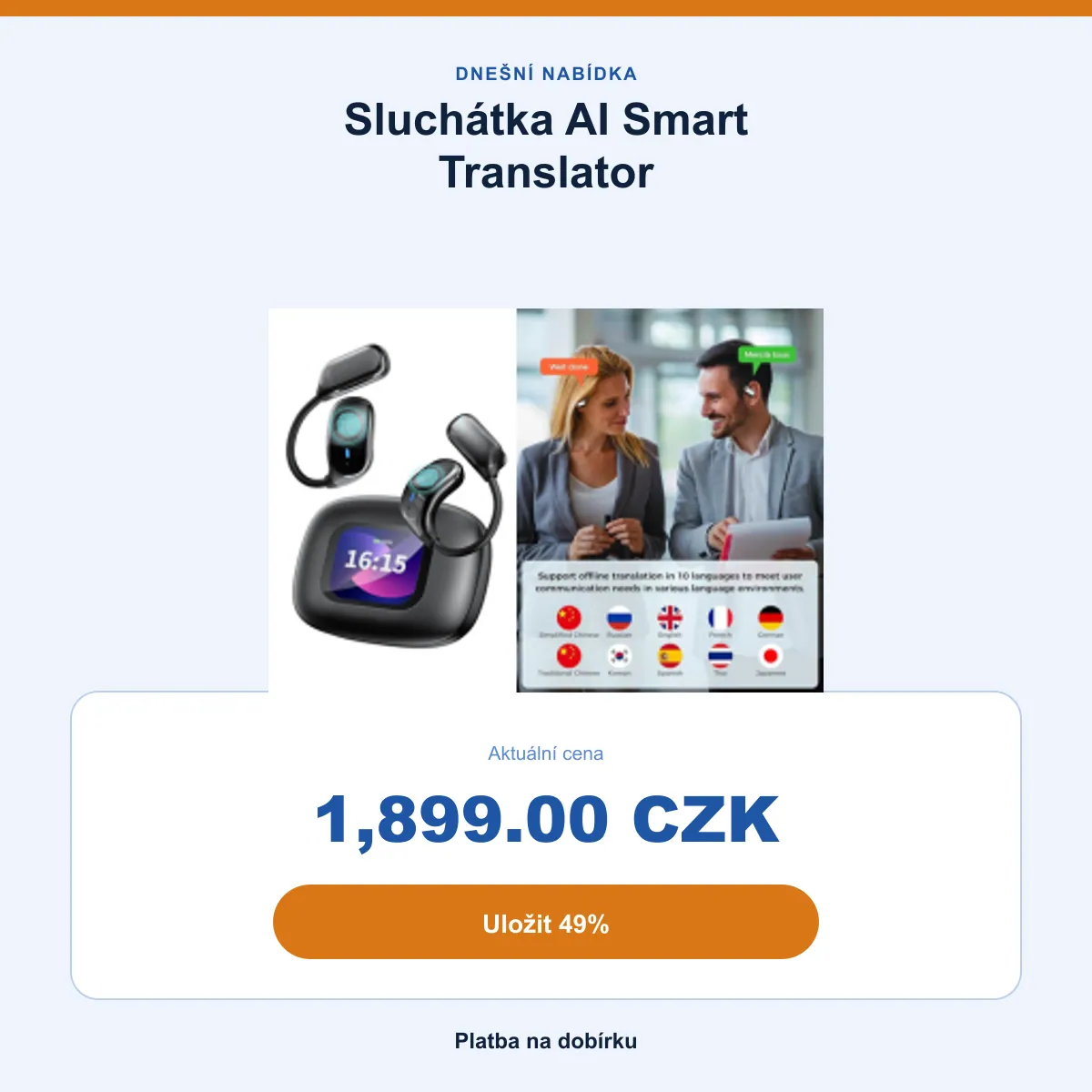 Shrnutí nabídky: 1 899 Kč