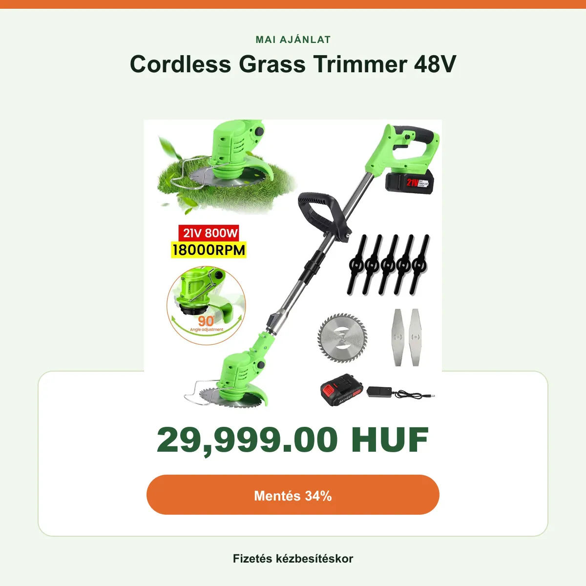 Az ajánlat összefoglalója: 29 999 Ft