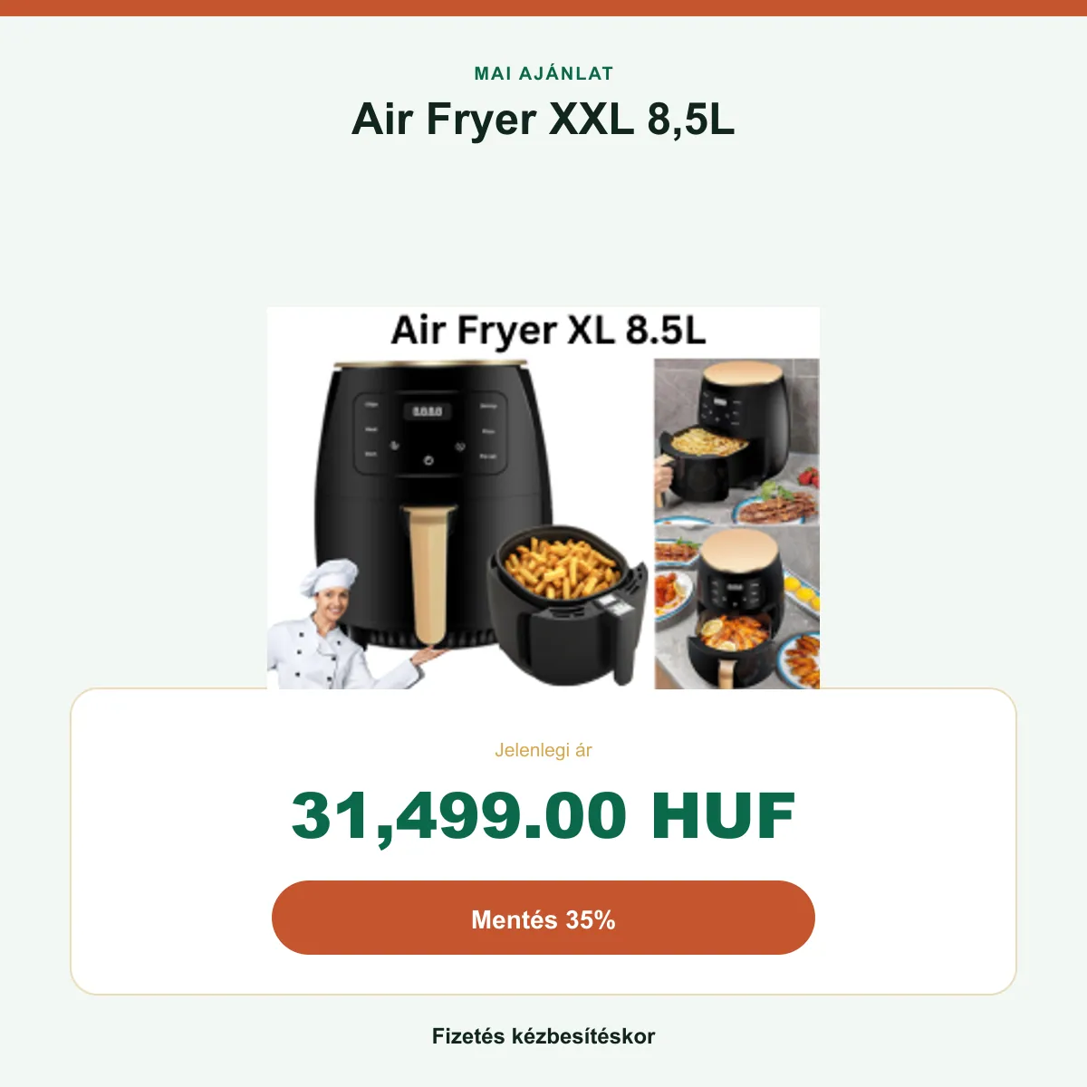 Az ajánlat összefoglalója: 31 499 Ft