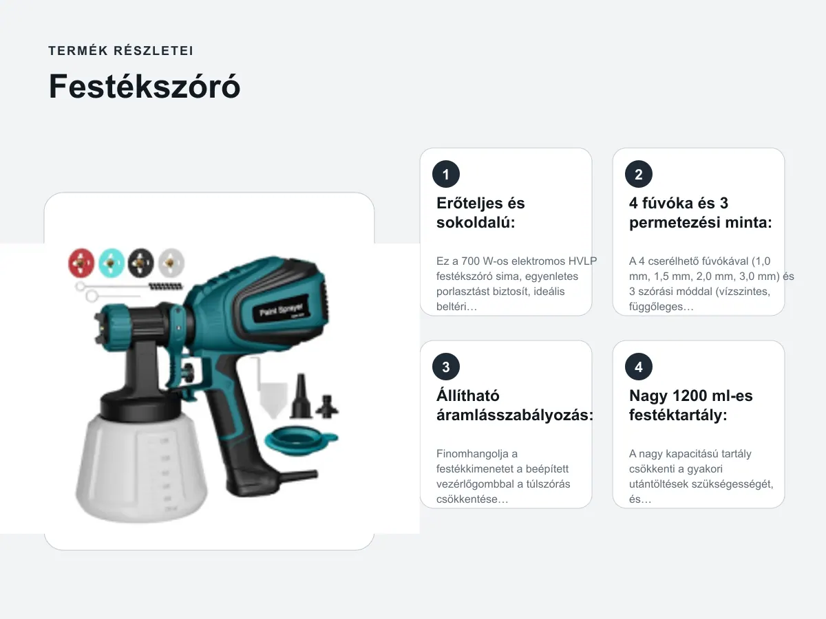 Termék részletei: Festékszóró