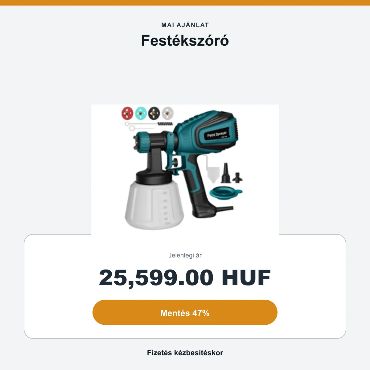Az ajánlat összefoglalója: 25 599 Ft