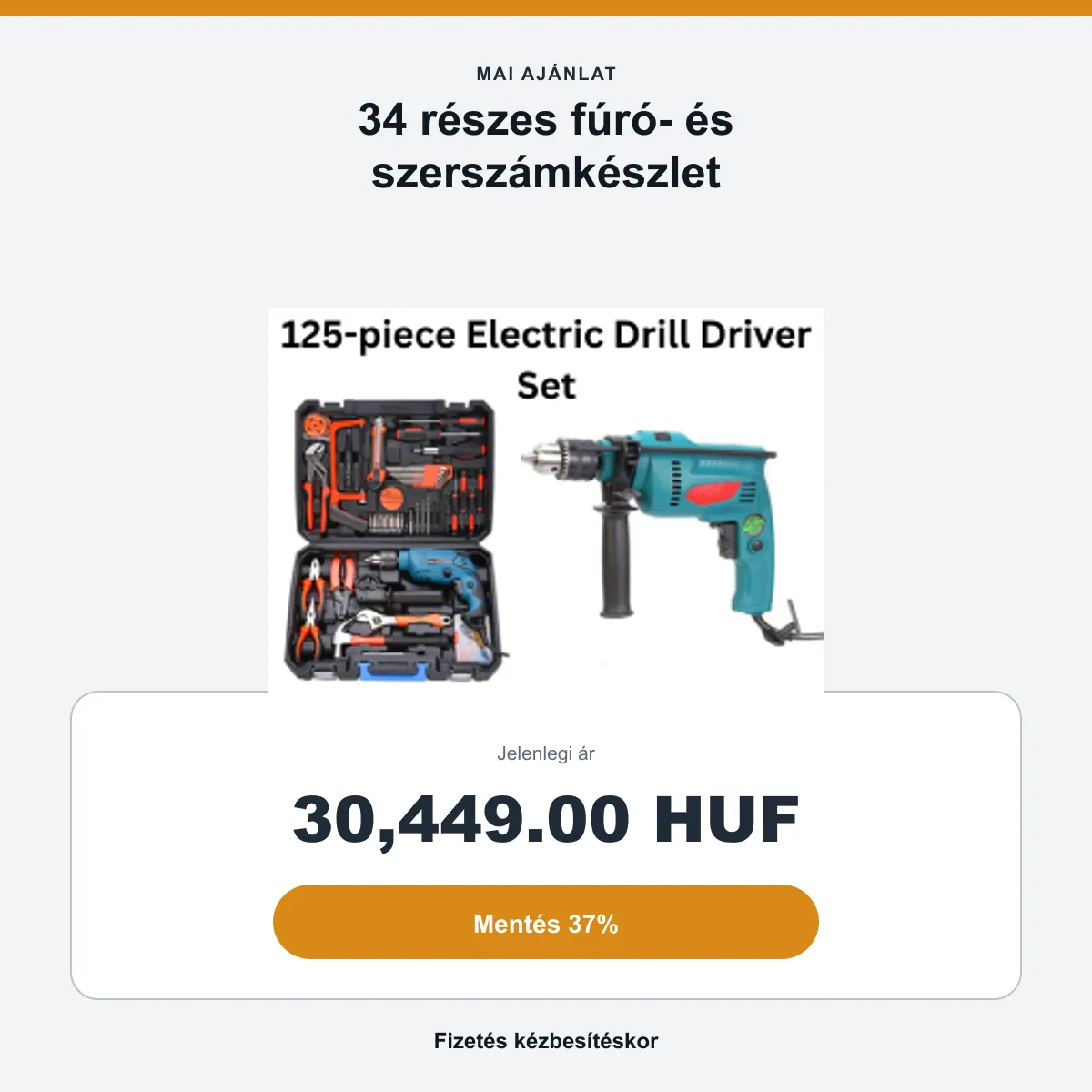 Az ajánlat összefoglalója: 30 449 Ft