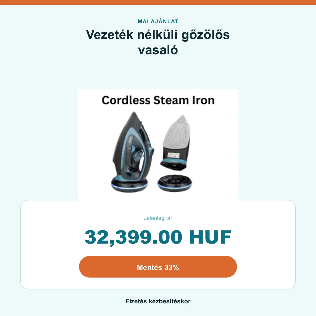 Az ajánlat összefoglalója: 32 399 Ft
