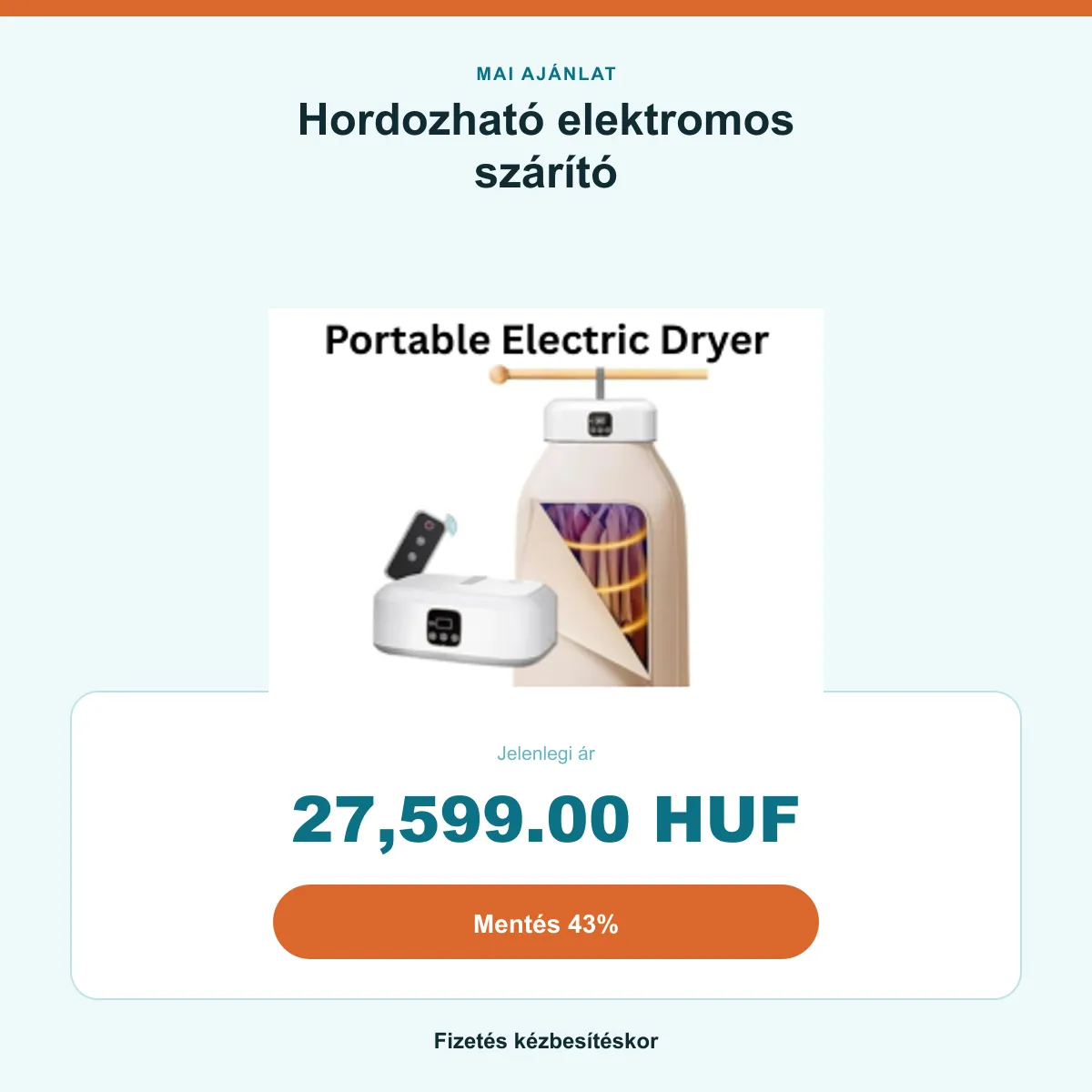 Az ajánlat összefoglalója: 27 599 Ft