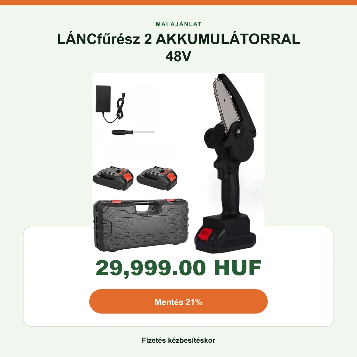 Az ajánlat összefoglalója: 29 999 Ft