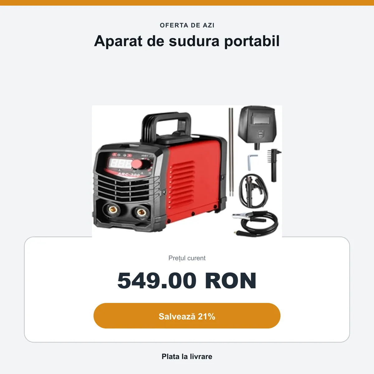 Rezumatul ofertei: 549 RON