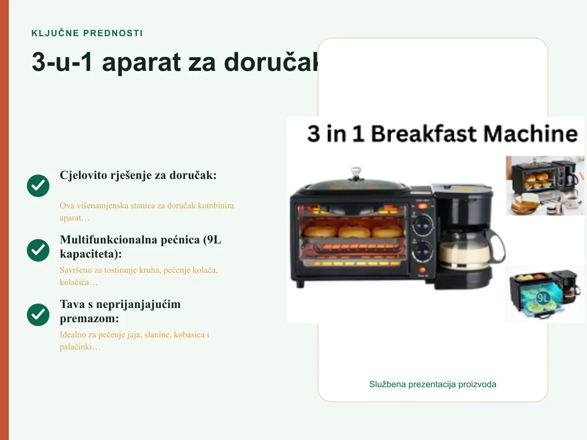 Cjelovito rješenje za doručak: