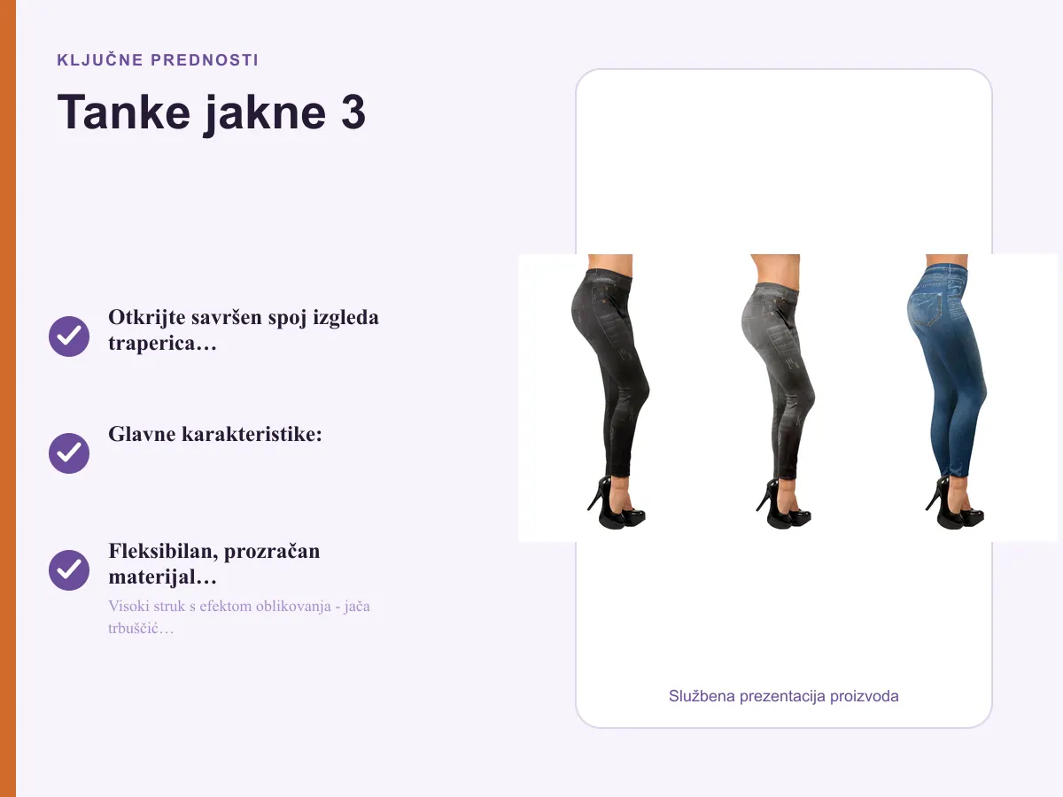 Ključne prednosti: Tanke jakne 3