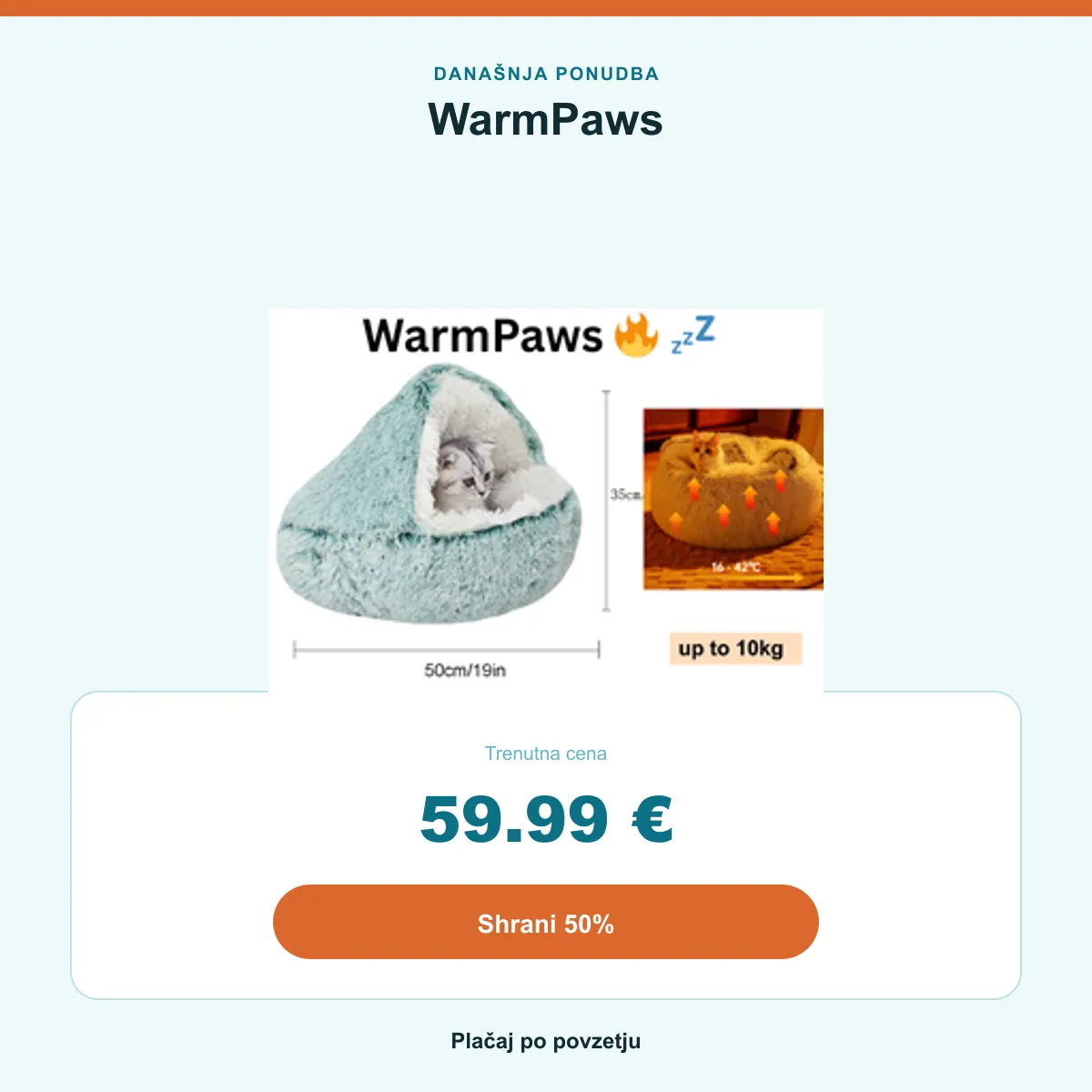 Povzetek ponudbe: 59,99 €