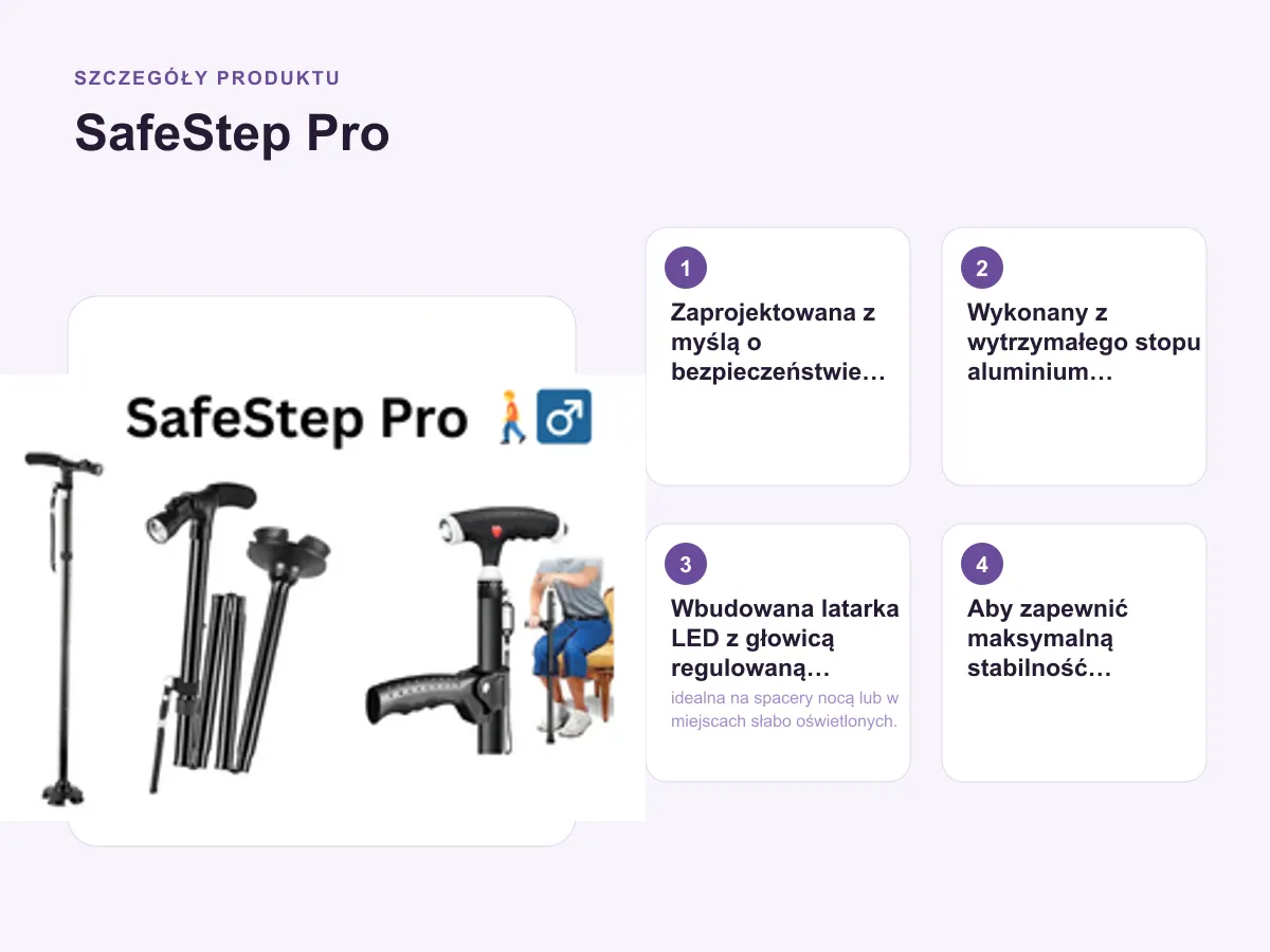 Szczegóły produktu: SafeStep Pro 🚶♂️