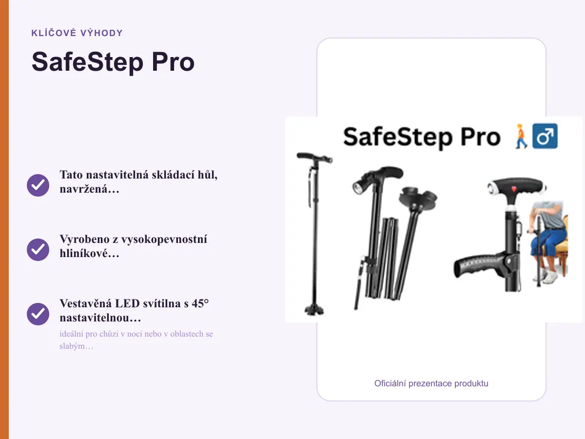 Klíčové výhody: SafeStep Pro 🚶♂️