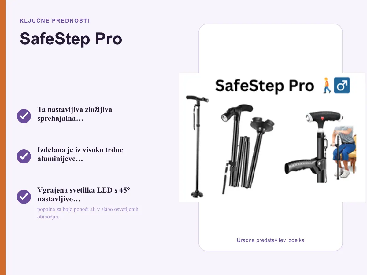 Ključne prednosti: SafeStep Pro 🚶♂️
