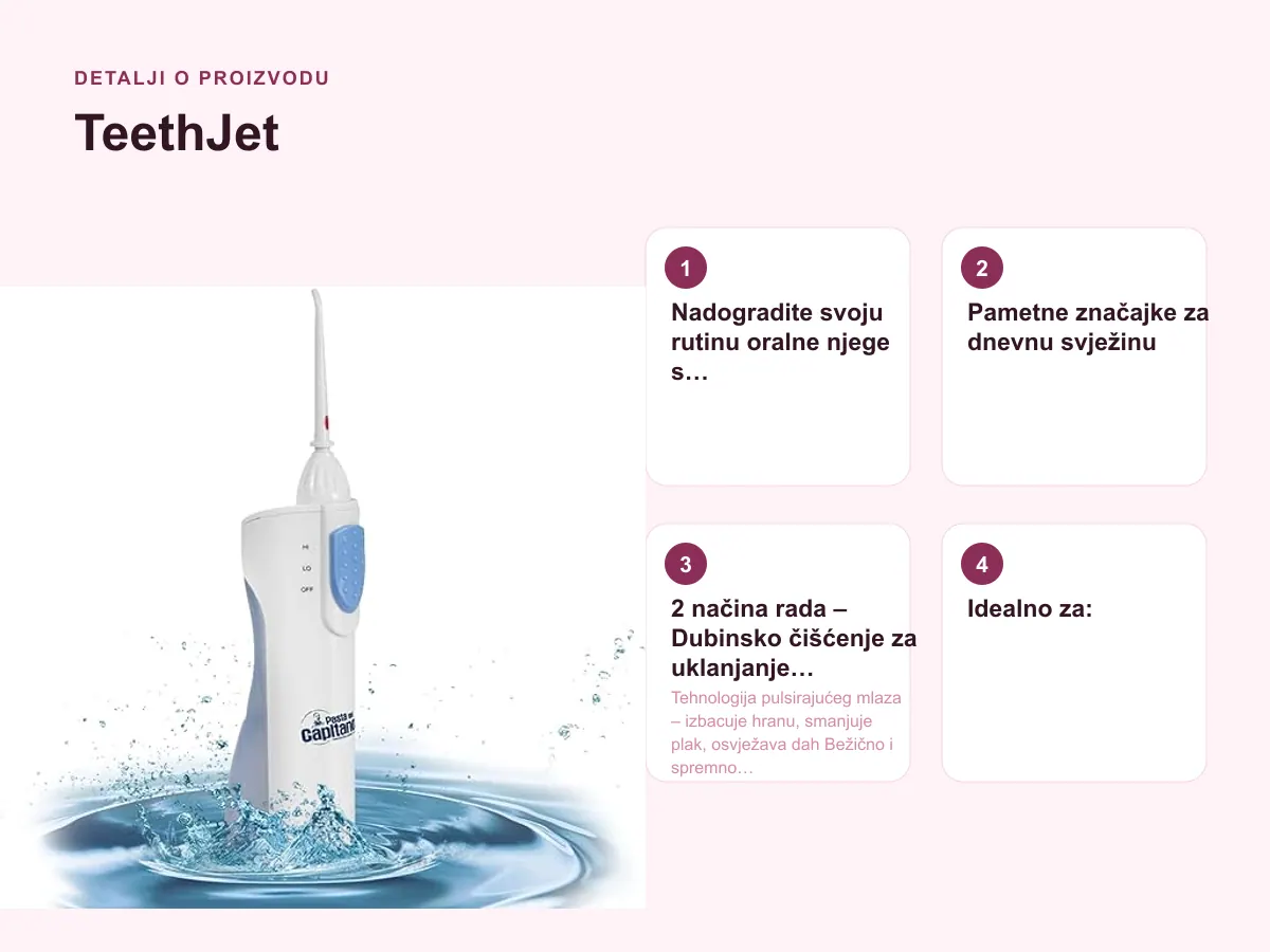 Detalji o proizvodu: TeethJet
