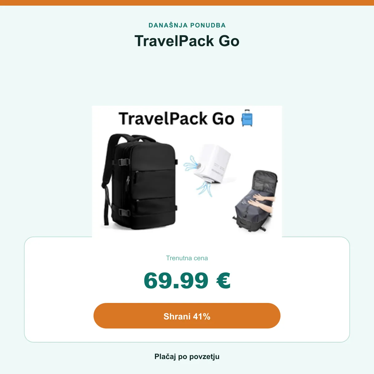 Povzetek ponudbe: 69,99 €