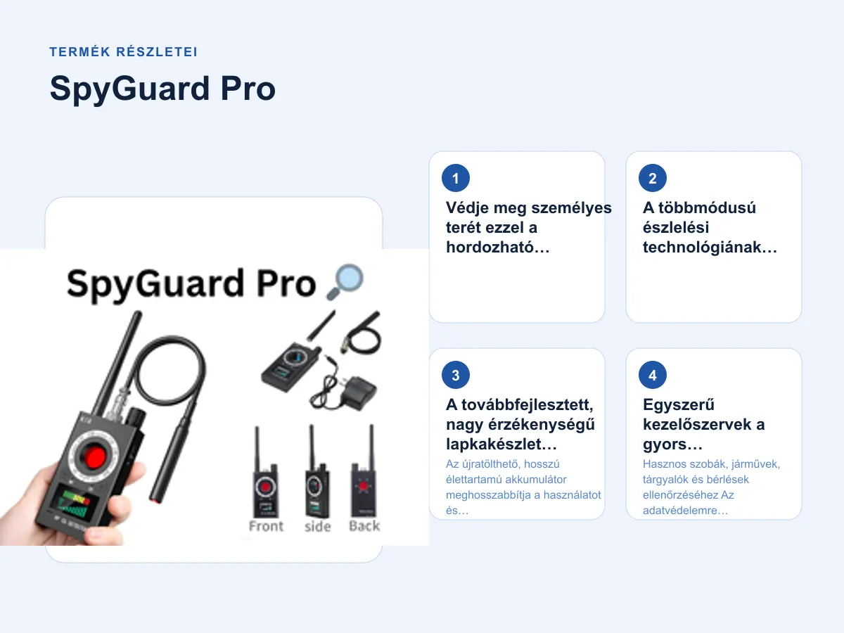 Termék részletei: SpyGuard Pro