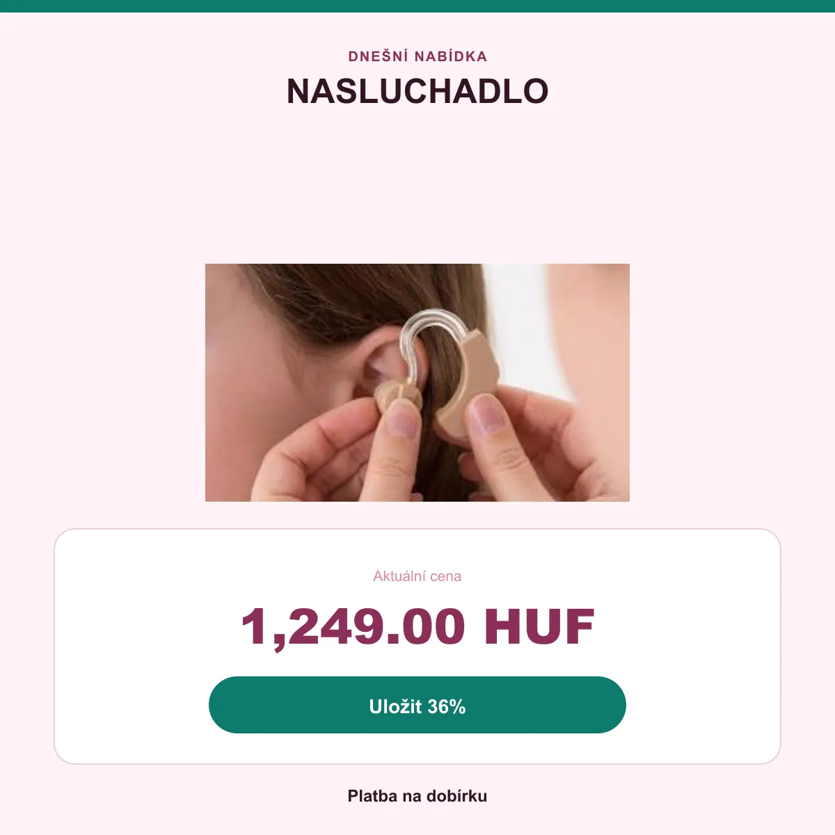 Shrnutí nabídky: 1 249 HUF