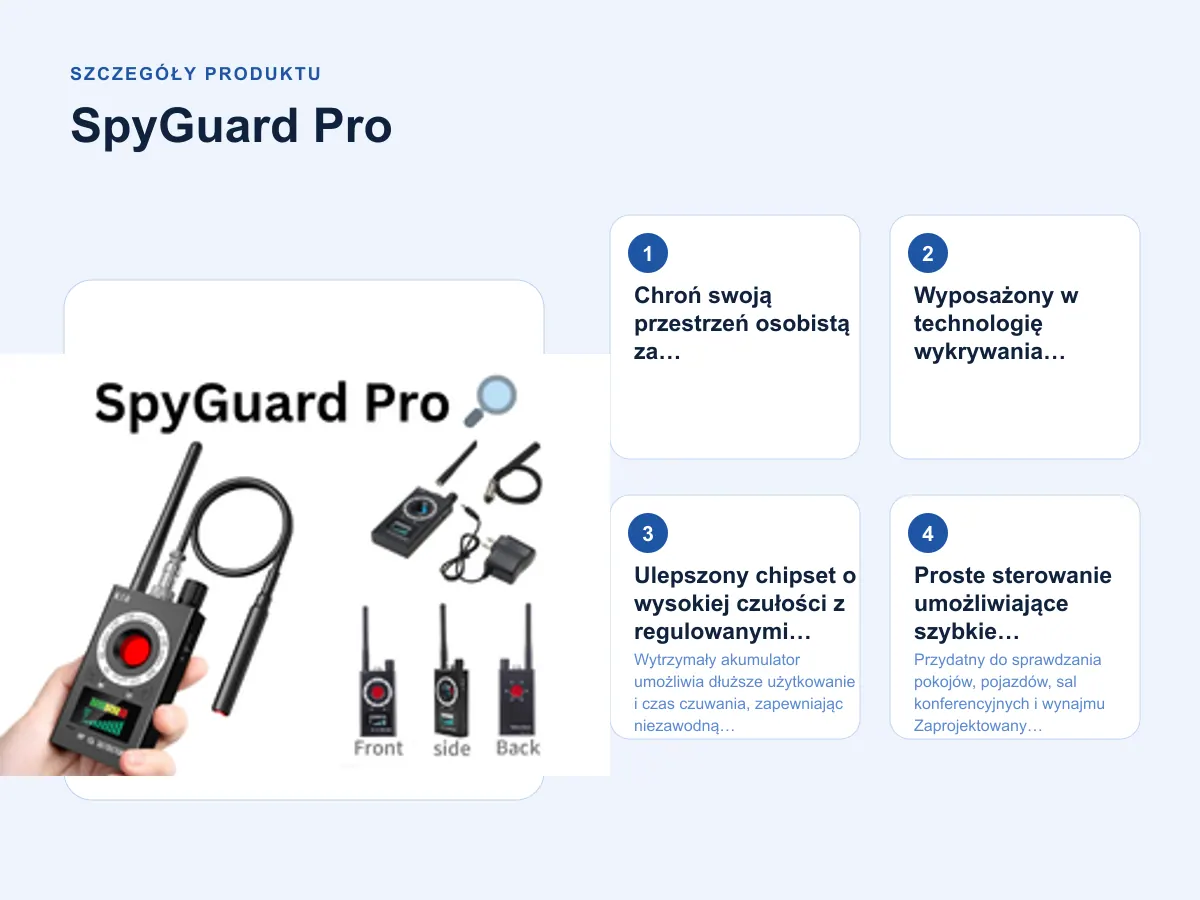 Szczegóły produktu: SpyGuard Pro
