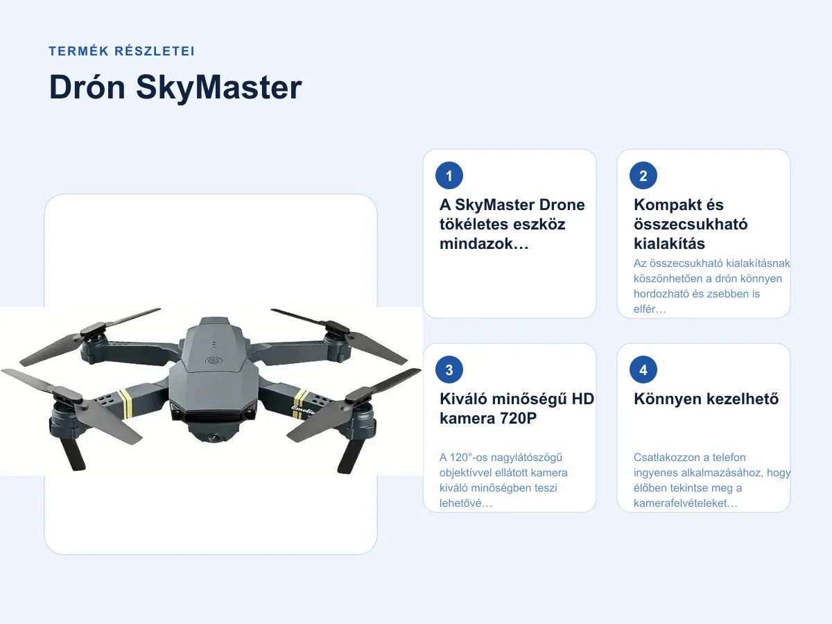 Termék részletei: Drón SkyMaster