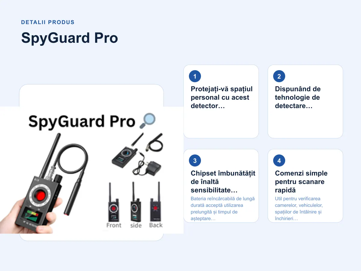 Detalii produs: SpyGuard Pro