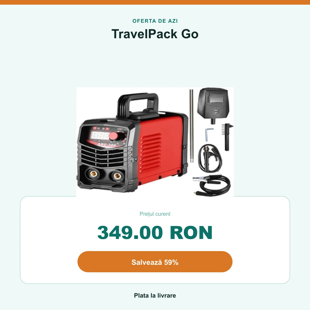 Rezumatul ofertei: 349 RON