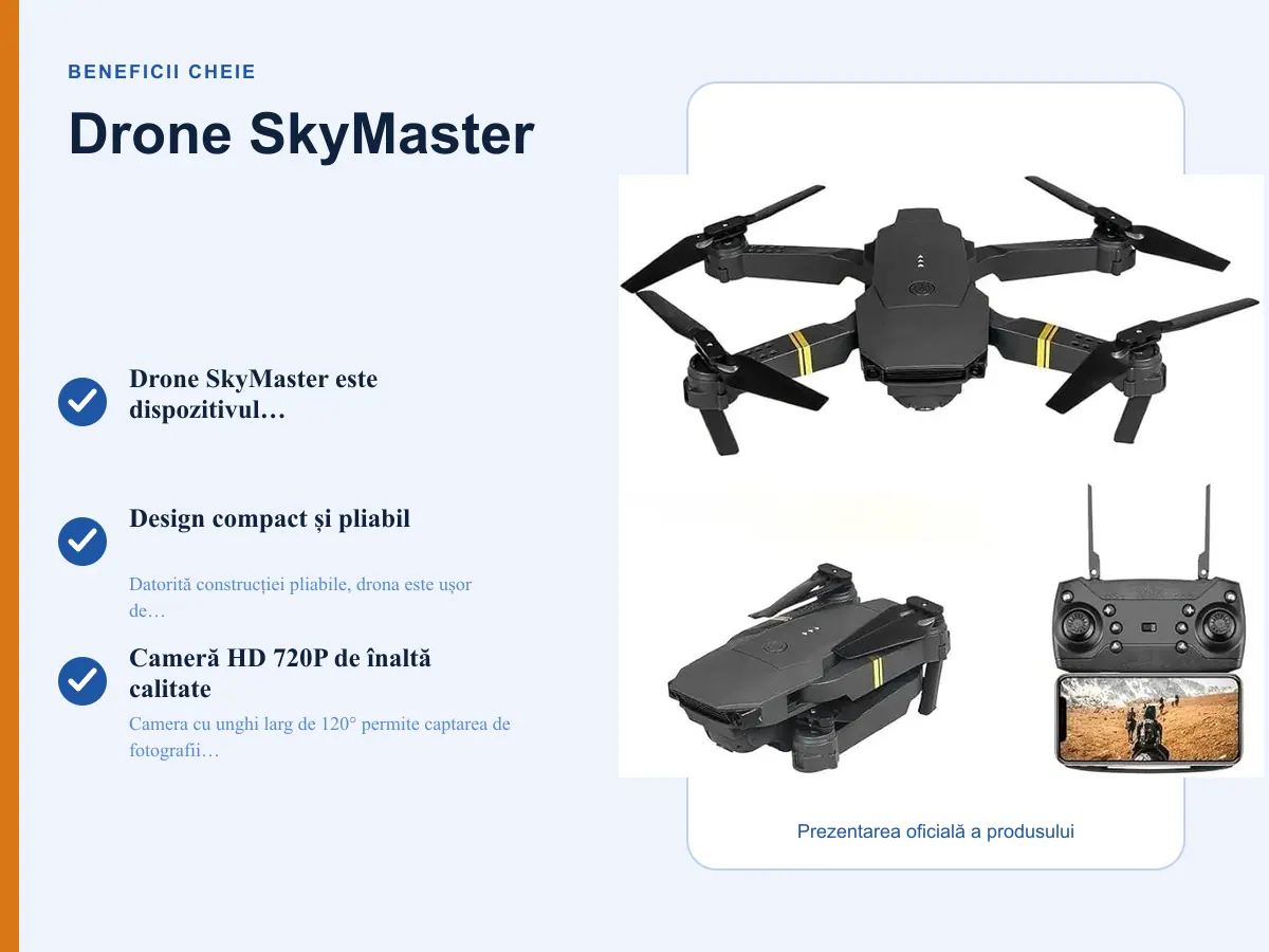 Beneficii cheie: Drone SkyMaster