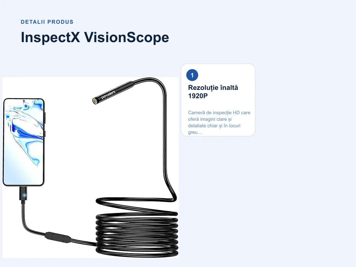 Detalii produs: InspectX VisionScope