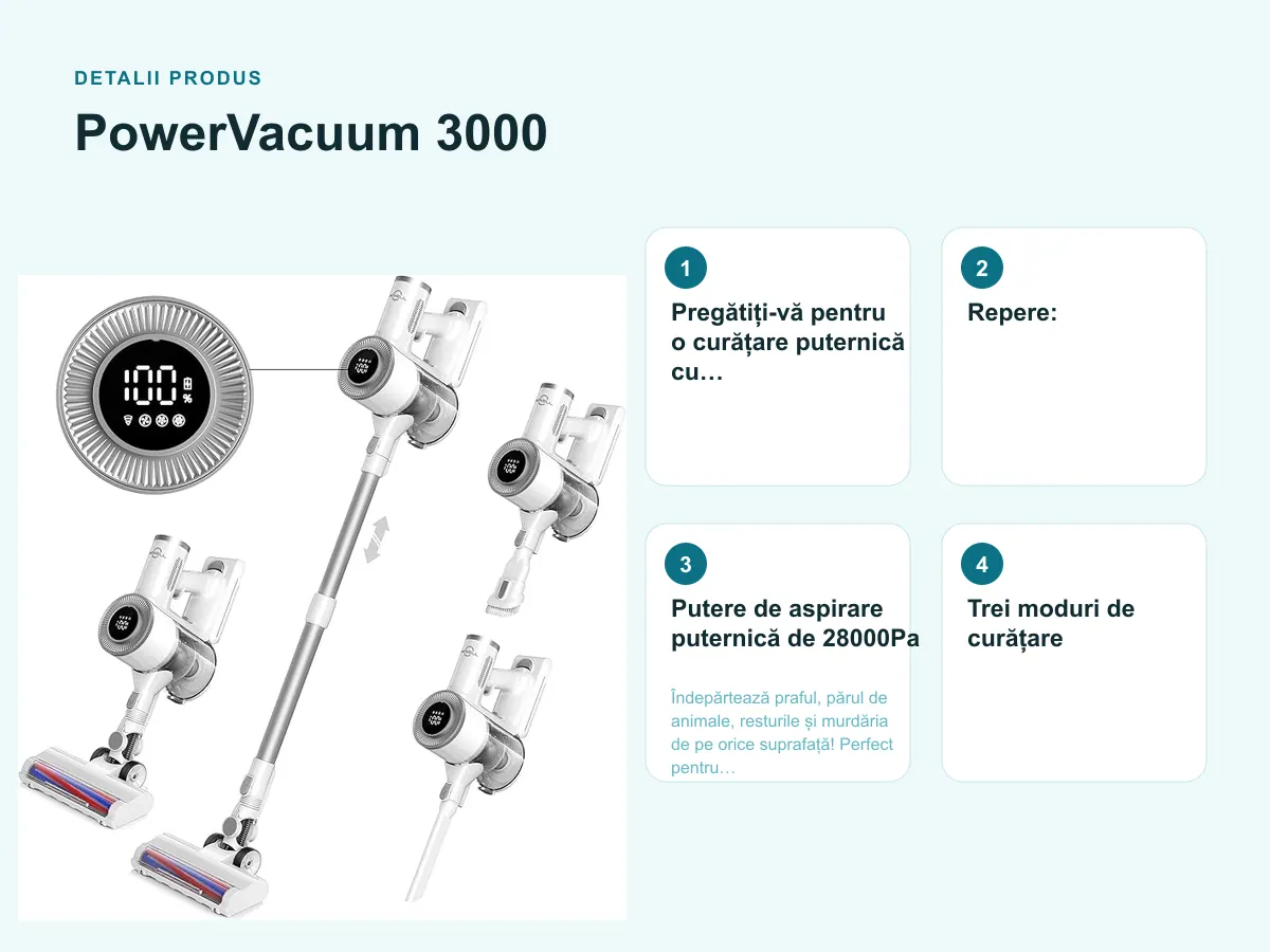 Detalii produs: PowerVacuum 3000