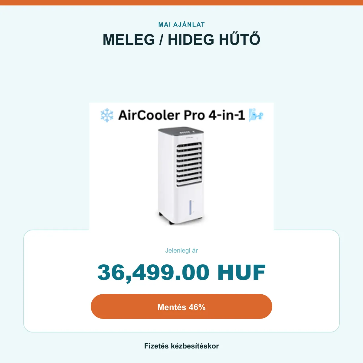 Az ajánlat összefoglalója: 36 499 Ft