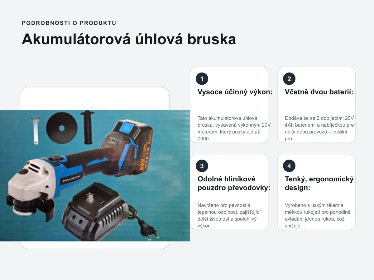 Včetně dvou baterií: