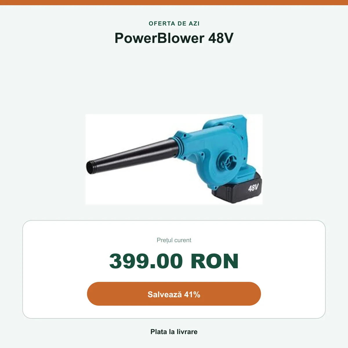 Rezumatul ofertei: 399 RON