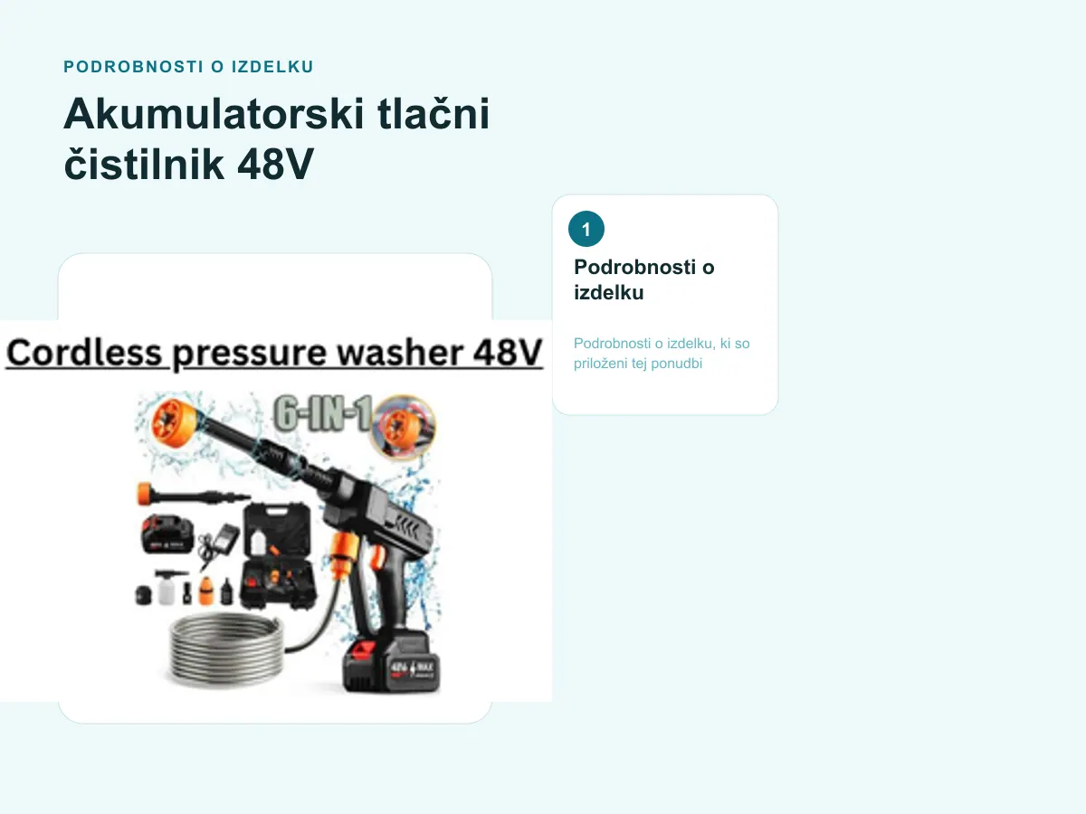 Odkrijte izjemno zmogljiv visokotlačni čistilnik, ki zagotavlja…