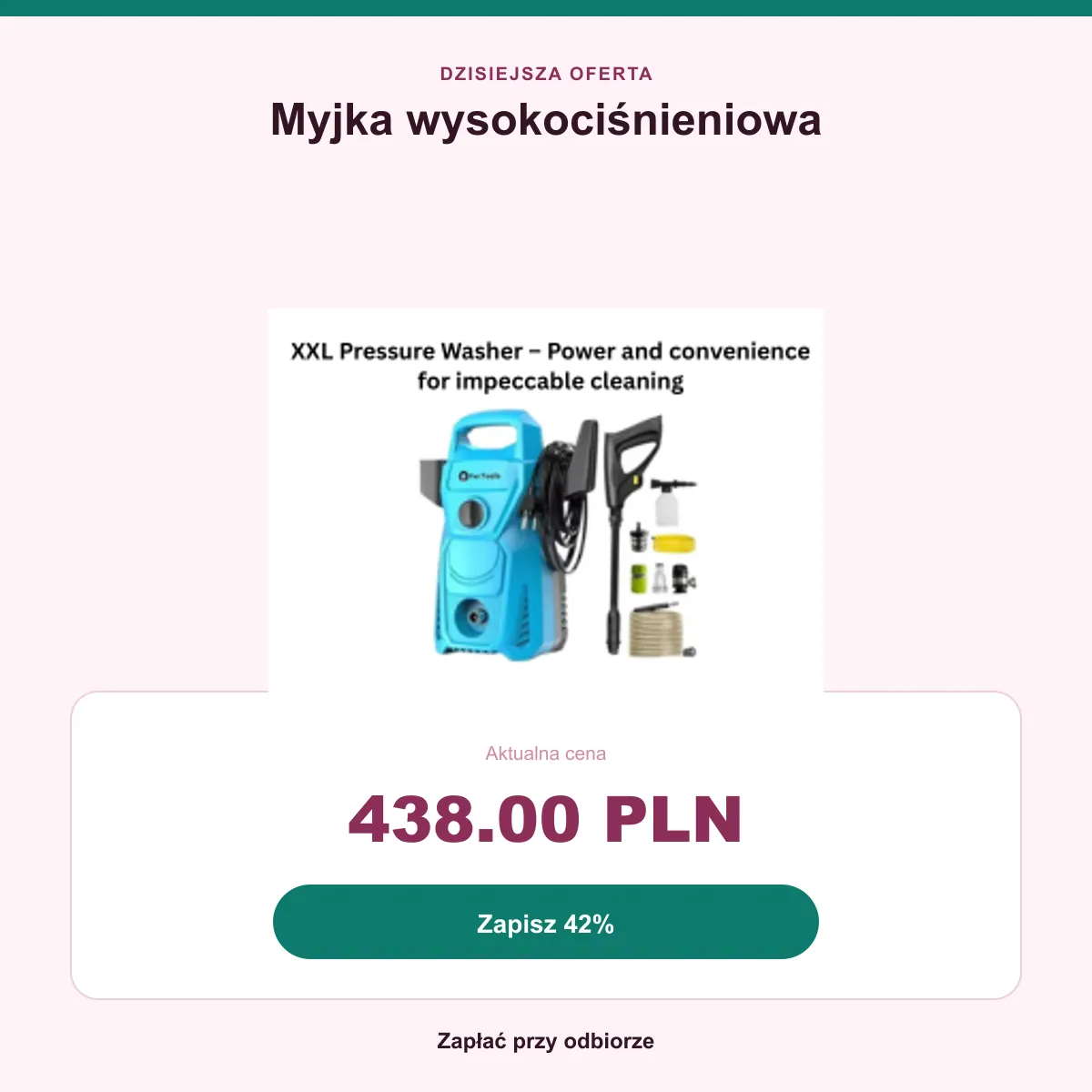 Podsumowanie oferty: 438 zł