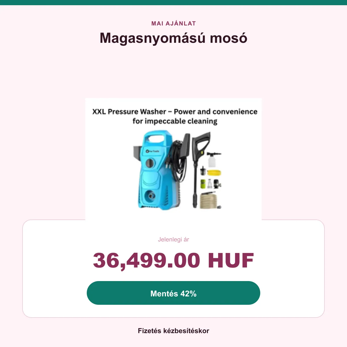 Az ajánlat összefoglalója: 36 499 Ft