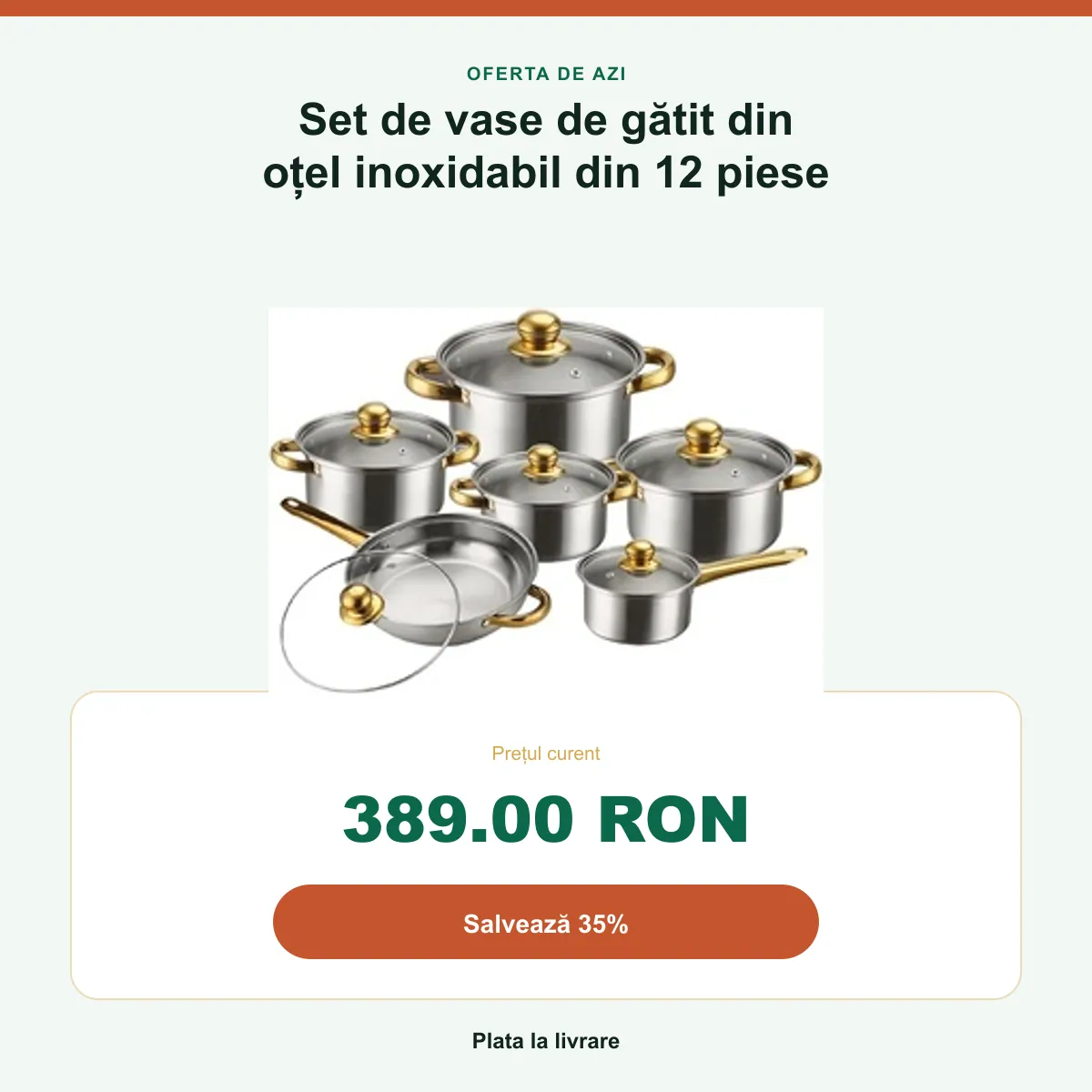 Rezumatul ofertei: 389 RON
