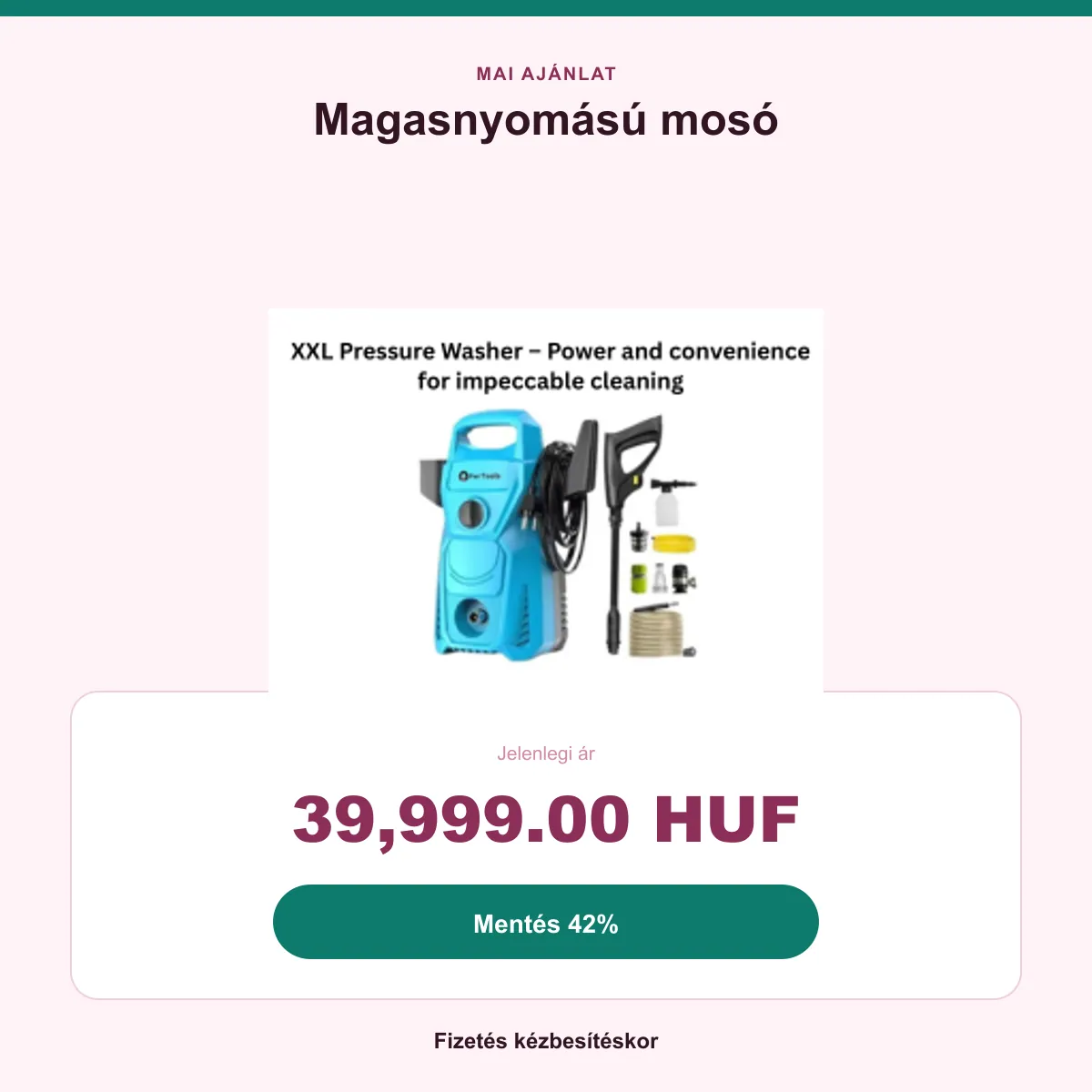 Az ajánlat összefoglalója: 39 999 Ft
