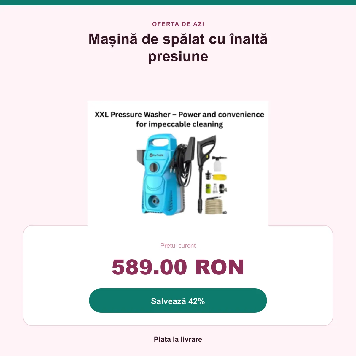 Rezumatul ofertei: 589 RON