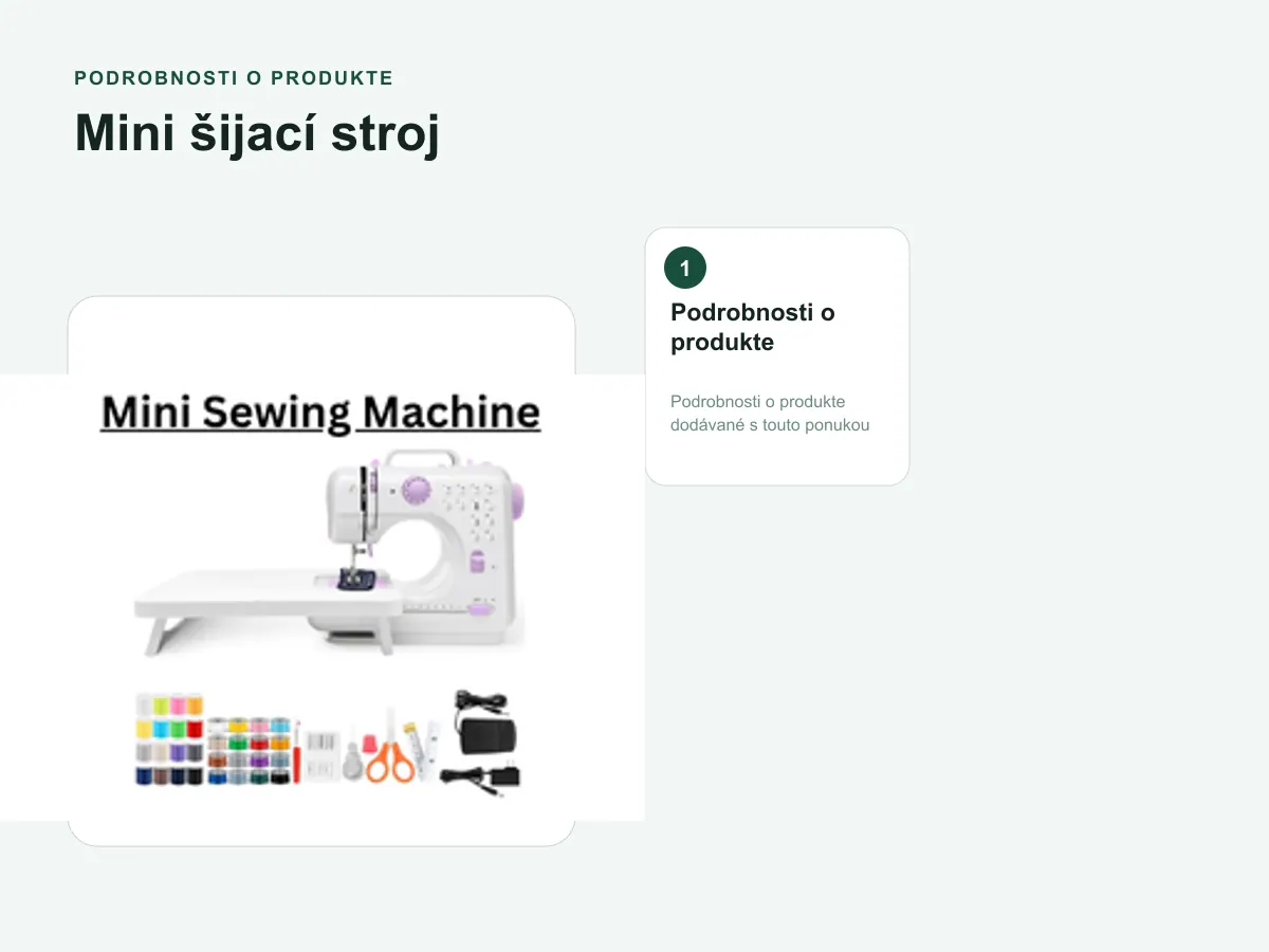 Tento prenosný elektrický šijací stroj je určený pre začiatočníkov…