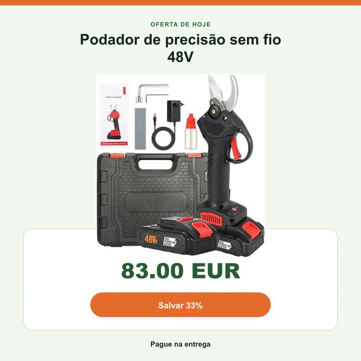 Resumo da oferta: 83 €