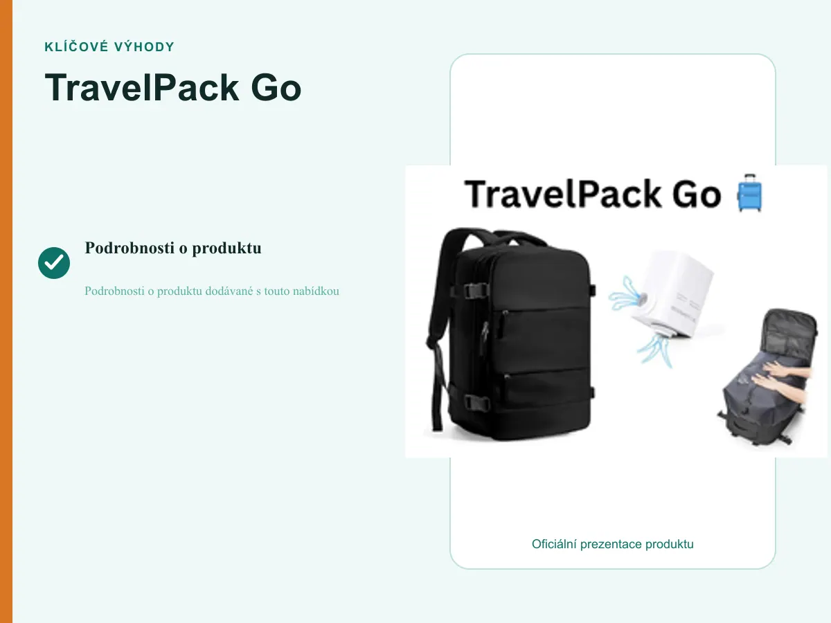 Klíčové výhody: TravelPack Go