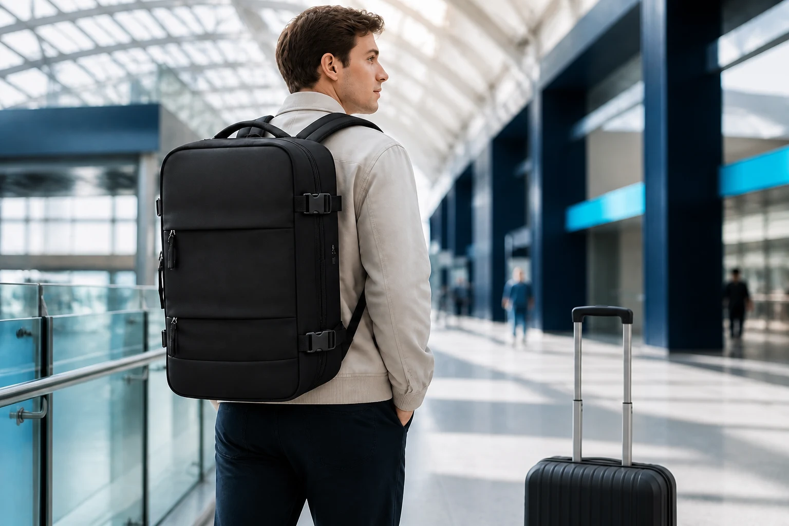 TravelPack Go in transit